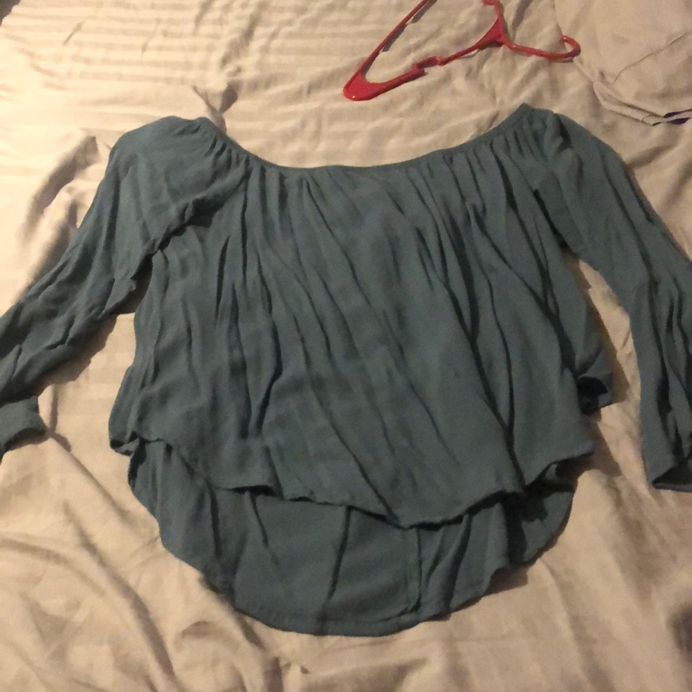 Off Shoulder Peasant Shirt